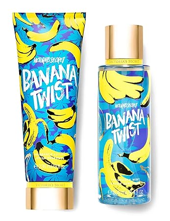 Amazon Com Victorias Secret Juice Bar Fragrance Mist And Lotion Set 2pc New Summer Splash 8 4 Fl Oz 8 Fl Oz Banana Twist Beauty