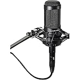 Audio-Technica 20 Series AT2035 Condenser Studio Microphone, Cardioid, Black