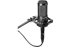 Audio-Technica 20 Series AT2035 Condenser Studio Microphone, Cardioid, Black