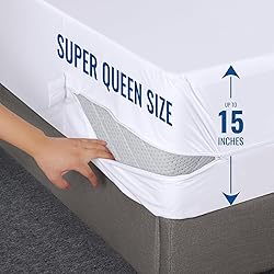 Utopia Bedding Waterproof Mattress Protector Super