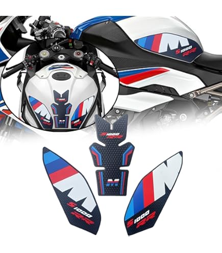 BMW Motorcycle Tank Protector Pads - 3D Anti-Slip Stickers For S1000RR S1000XR S1000R Models