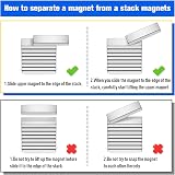 FINDMAG Neodymium Magnetic Bar 40x10x5 mm White NiCuNi Coated 14 lb view 6