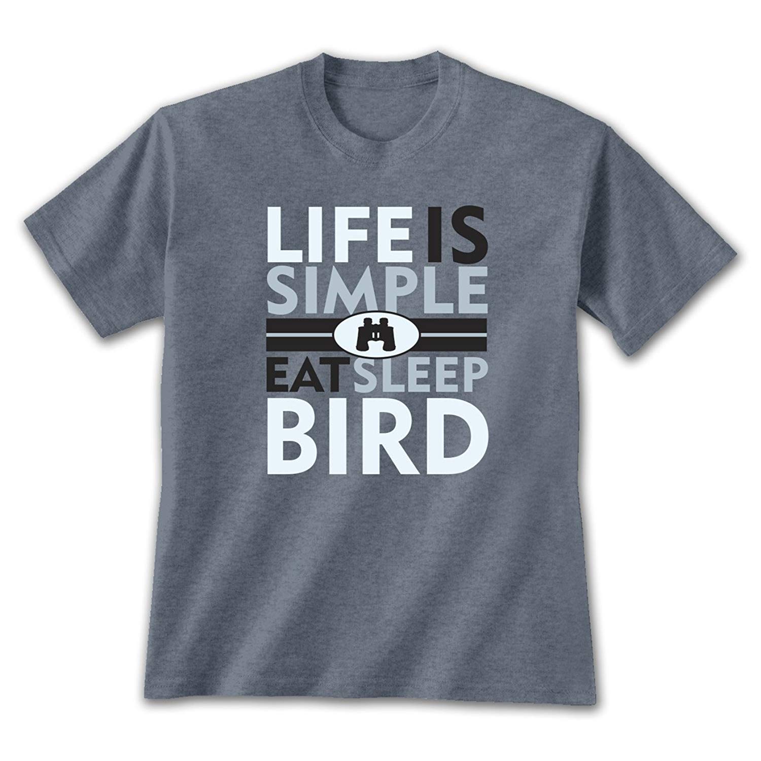 Coddonn Deepheather Generic Life Is Simple Eat Sleep Bird Birding T-shirt
