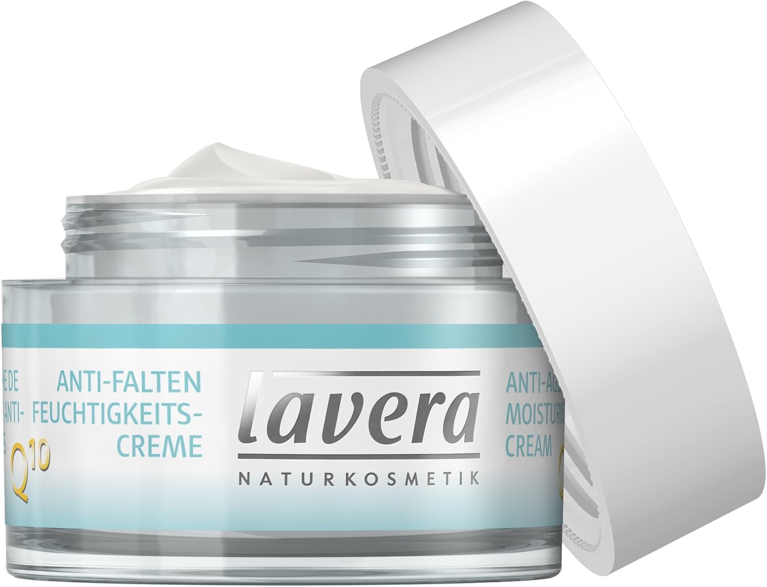 lavera Q10 Moisturising Cream Reduces Wrinkles Moisturises Anti-Ageing Day Cream Day Cream Vegan Organic Natural Cosmetics Natural Cosmetics Face Cream Pack of 1 (1 x 50 ml) - Image 5