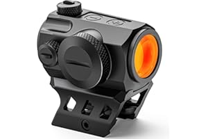 LERNAS 2MOA Red Dot Sight for Shotgun Motion Awake Red Dot Sight for Rifle 11 Brightness Red Dot Optics with Absolute Co-Witness Mount IPX7 Waterproof 1000G Shockproof Rifle Scope for 20mm Rail Mount
