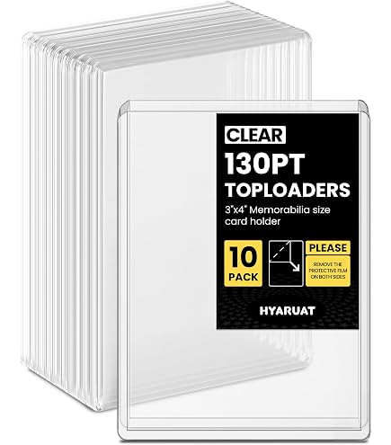 Ultra Pro Clear Thick Card Sleeves, Plastic| Holds cards up to 130-Point
