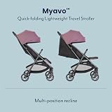 Graco Myavo Compact Stroller Raincover Mulberry 0-22kg One-Hand Fold view 4