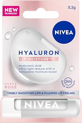 Hyaluron Lip Moisture Plus Rose Lip Balm Hidratante, 5,2g