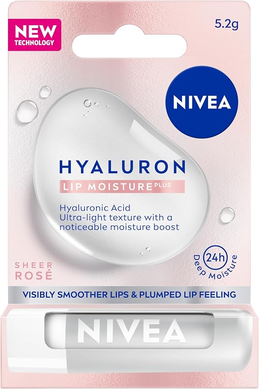 Hyaluron Lip Moisture Plus Rose Lip Balm Hidratante, 5,2g