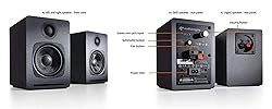 Audioengine A1 Wireless Computer Speakers - 60 W