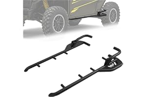 TEBEDI Rock Sliders Tree Kickers Compatible with 2020-2026 Kawasaki Teryx KRX 1000 2 Doors Replacement for 99994-1314 Side Step Nerf Bar Set Powder Coated