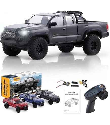 Amazon.com: FMS 1/24 FCX24MS Toyota Tacoma S RC Crawler