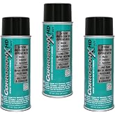CorrosionX Heavy Duty Anti Rust Spray, Dripless Self-Healing Corrosion Inhibitor with Waterproof Barrier for Marine, Agricultural &amp; Industrial Equipment in Saltwater Environments, 3-Pack of 12oz Cans