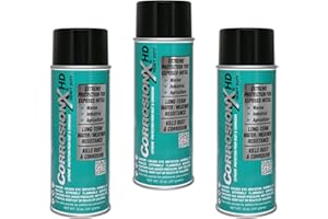 Corrosion Technologies CorrosionX HD Heavy Duty 90104 (3 Pack of 12 oz aerosol) – Thick Film Lubricant & Rust Preventive | Industrial Strength | Longest-Term Protection Against Weather & Saltwater