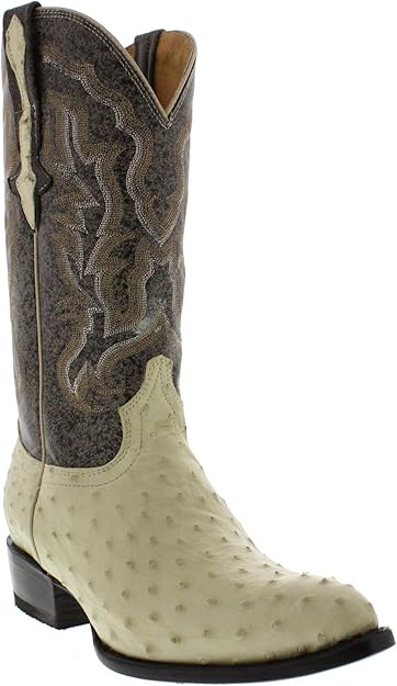 botas de avestruz originales para hombre