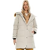 Orolay Women's Thickened Down Coat Long Puffer Jacket with Adjustable Hood Quilted Warm Winter Parka
