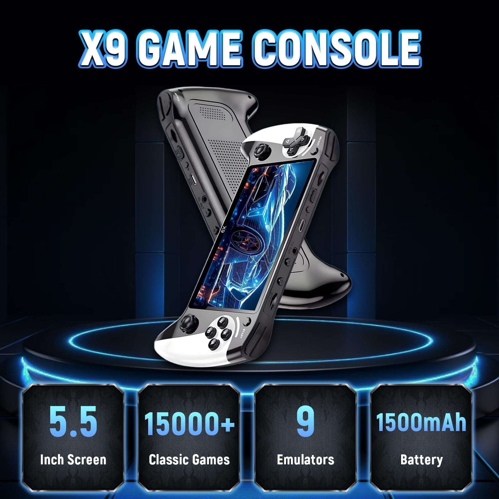 X9 Retro Handheld Game Console 5.5
