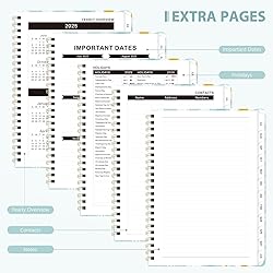 Planner 2025-2026, Weekly and Monthly Calendar