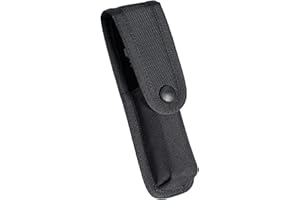 TACNEX Flashlight Holster Nylon Pouch Duty Belt MOLLE Torch Holder Tactical Light Carry Case Tool Carrier Gear Sheath Diamete