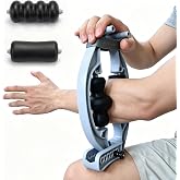 myogaga Dual Roller Arm Massager for Forearm &amp; Wrist Muscle Relief - Adjustable Handheld Roller for Deep Tissue Massage &amp; Trigger Point Therapy - Self-Recovery Tool for Arms, Calves, and Thighs