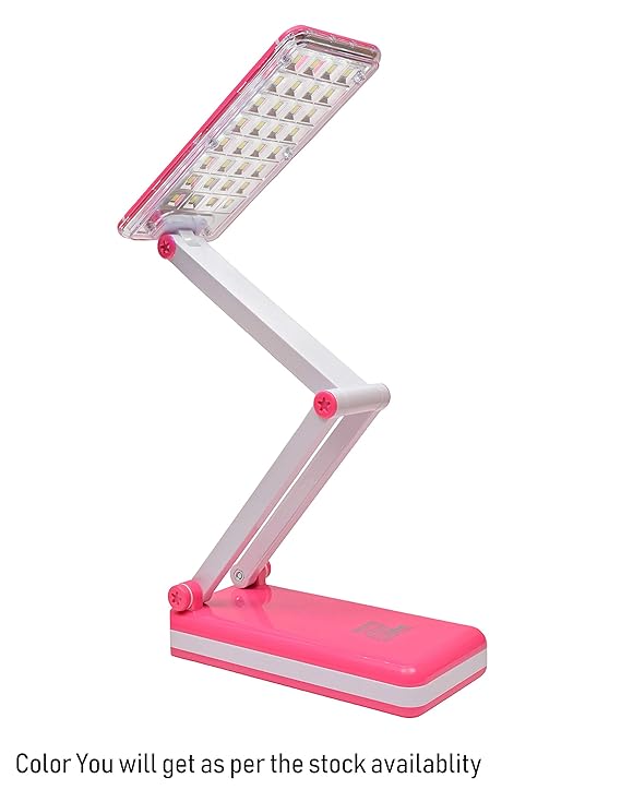 SaleOn Rechargeable LED Emergency Desk Table Lamp Office Desk Light Folding Desk Lamp USB Charging Lights(Assorted Color)-060