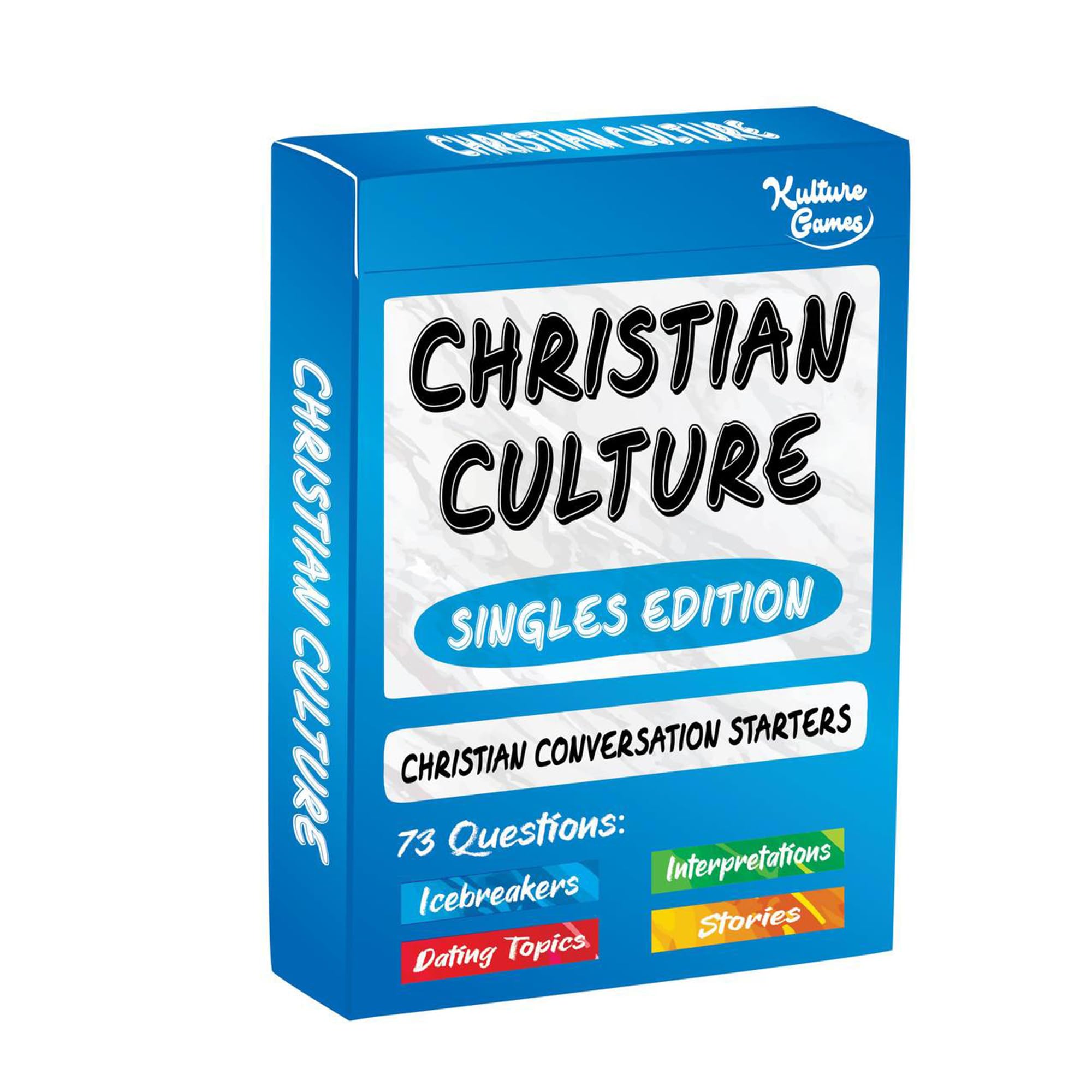 Kulture Games Christian Culture (Singles Edition) - Conversation Starters to Spark Meaningful Discussion Between Christian Singles - Christian Game - Thought Provoking Bible Cards โ image 1