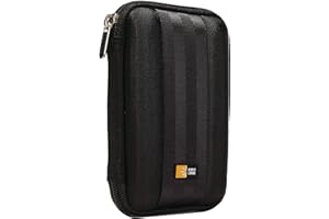 Case Logic QHDC-101 Portable EVA Hard Drive Case, Black