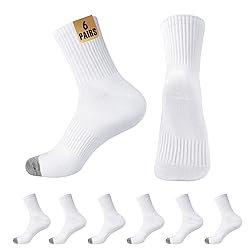 MUQU Mens White Quarter Socks - Thin Athletic