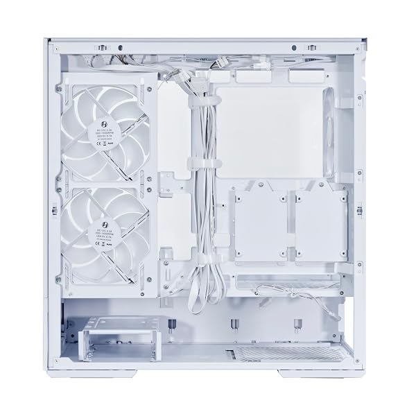 LIAN LI MID-TOWER ATX PC CASE, 3 X 140MM ARGB FANS, CHASSIS WITH FRONT & SIDE TEMPERED GLASS PANELS, LIQUID COOLING READY, GAMING COMPUTER CASE, (CG237 RGB – ATX -WHITE)