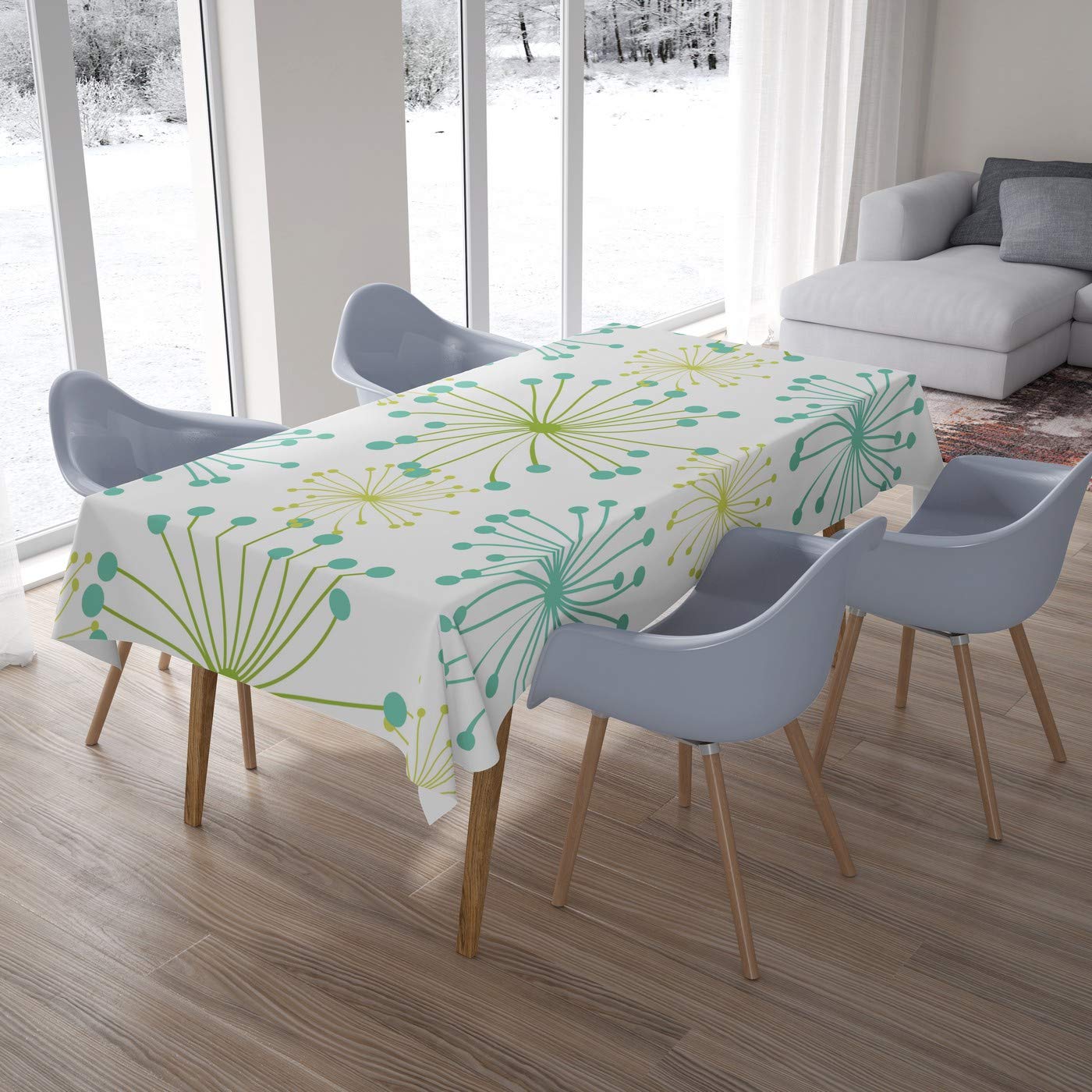 Bonamaison Kitchen Decoration, Tablecloth, 140cm x 200cm - Designed and Manufactured in Turkey