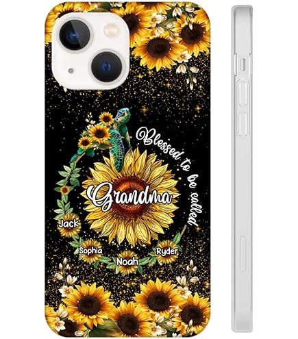 Amazon.com: iPhone 13 Floral Nana Gift Cute Nana Case : Cell
