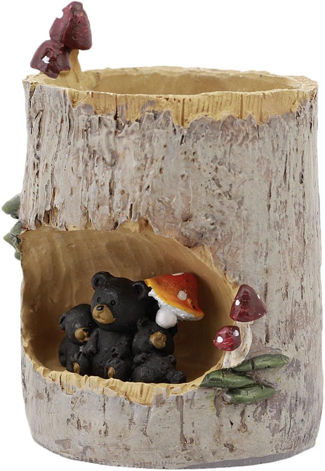 Segreto Cute Animal Plants Pots Planter for Small Sedum Succulent Plants Desk Garden Room Pot Decor,Mini Bear