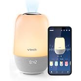 VTech BC8313 V-Hush Soothing Sleep Trainer | 200+ Stories, Lullabies, Ceiling Projector, Night Light, Bluetooth Speaker