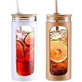 Kodrine 20oz Glass Tumbler with Straw and