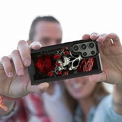 BPQOJB for Samsung Galaxy S24 Ultra Case with Red