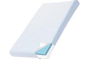 DIBAKO Pack and Play Mattress, Dual Sided Soft & Firm Memory Foam Mattress, 38x26 Pack n Play Pen Mattresses Pad Portable Mini Crib Mattress with Washable Cover for Baby Toddler