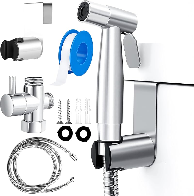 Zuvo Bidet Sprayer with 304 Stainless Steel UK Toilet Kit
