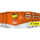 Raid Concentrated Deep Reach Fogger Kills Ants Roaches and Spiders 1.5 Ounce Cans 3 Count (Pack of 6)