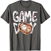Cute Game Day Baseball Softball Heart Love Mom Life of Both T-Shirt