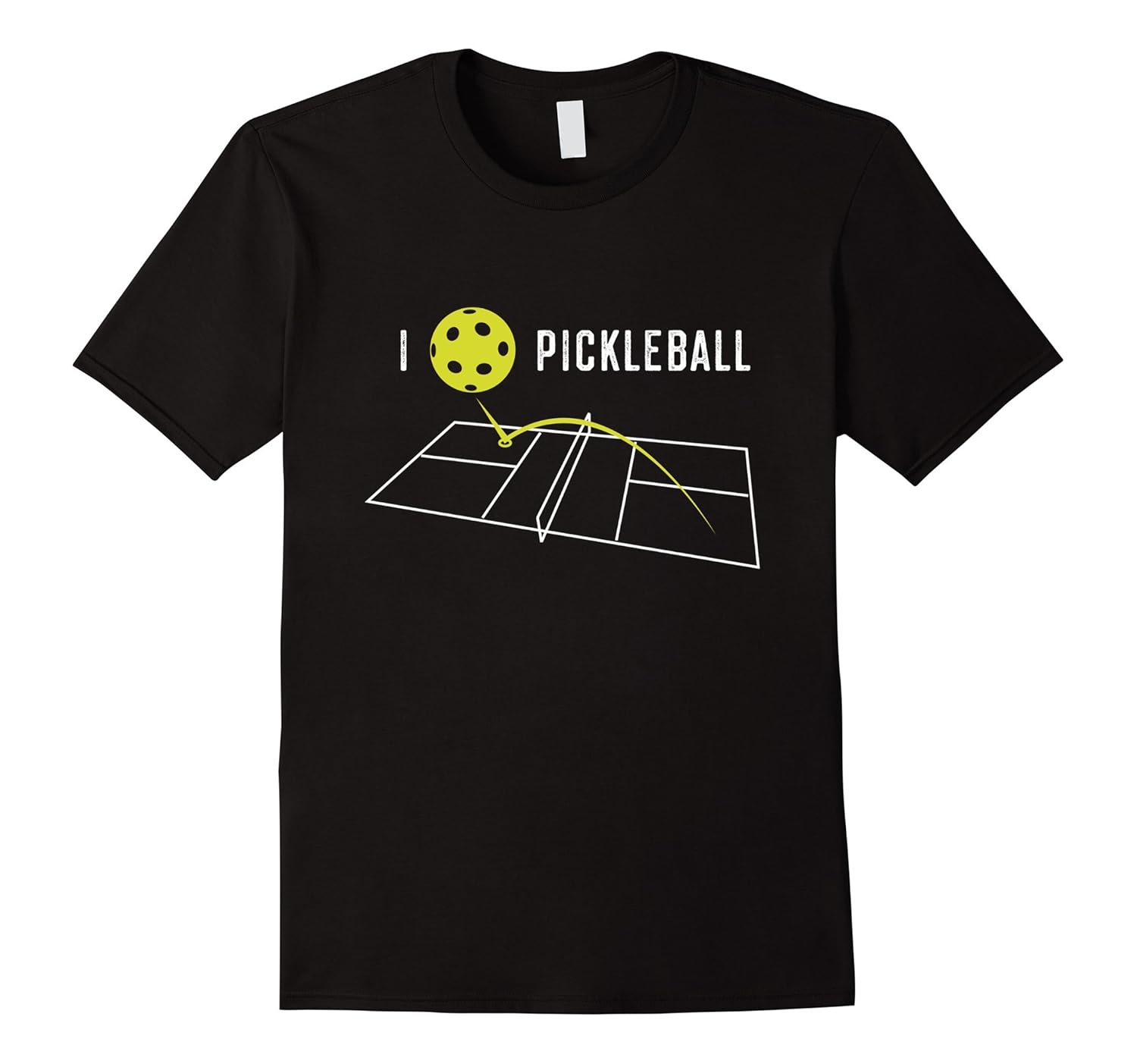 I Love Pickleball Paddle TShirt