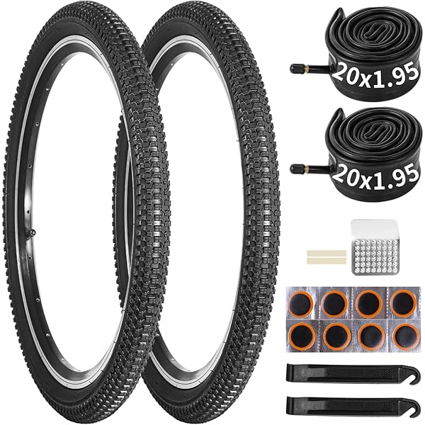 Bike Tire YUNSCM 2-PCS 20 Fat s 20 X 60TPI And 20