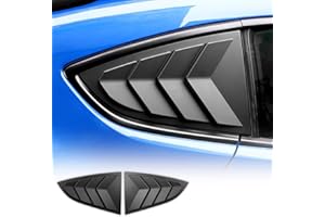 KUNGKIC for Toyota GR86 86 Subaru BRZ 2021 2022 2023 2024 Rear Side Window Louvers Air Vent Scoop Louvers Window Scoop Louvers Covers ABS Sun Rain Shade Vent 2PCS Cool Exterior Decoration Matte Black