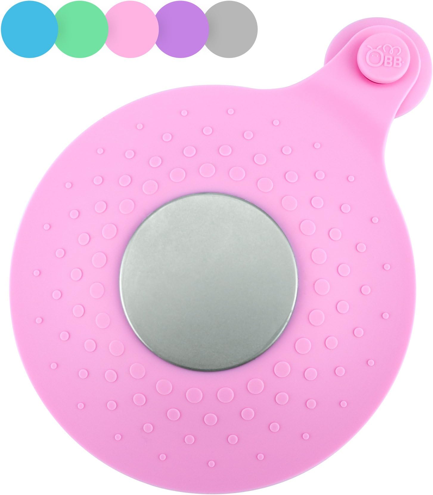 OBB Silicone Bathtub Drain Stopper (Pink)