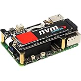 Geekworm X1001 PCIe to M.2 HAT Key-M NVMe SSD PIP PCIe Peripheral Board for Raspberry Pi 5 Support M.2 2230/2242/2260/2280 SS