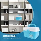Zerodeko Lockable Medicine Storage Box 2 Layer Organizer for Safety view 6