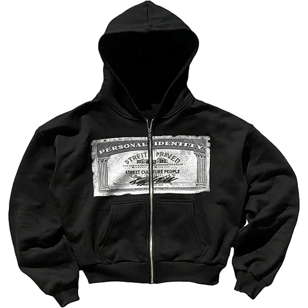 Amazon.com: OANTGM Zip Up Hoodie Grunge Jackets Streetwear Y2k