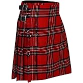 Allsafe Traders Authentic Scottish Men's Tartan Kilts - Highland Light Weight Value Kilt | Embrace Your Heritage with Comfort
