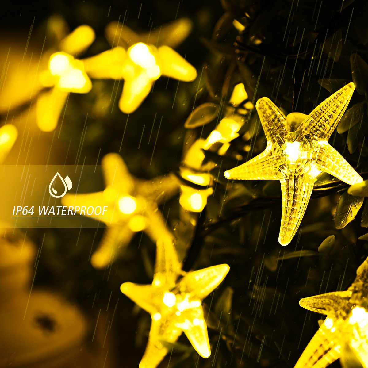 Stringa LED a forma di Stelle Marine