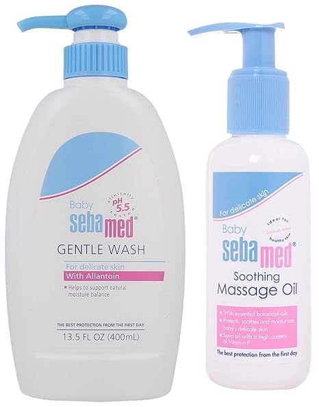 sebamed soothing baby massage oil