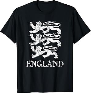 England Lion Symbol English Pride T-Shirt